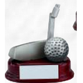 5 1/2" Resin Sculpture Award w/ Oblong Base (Putter)